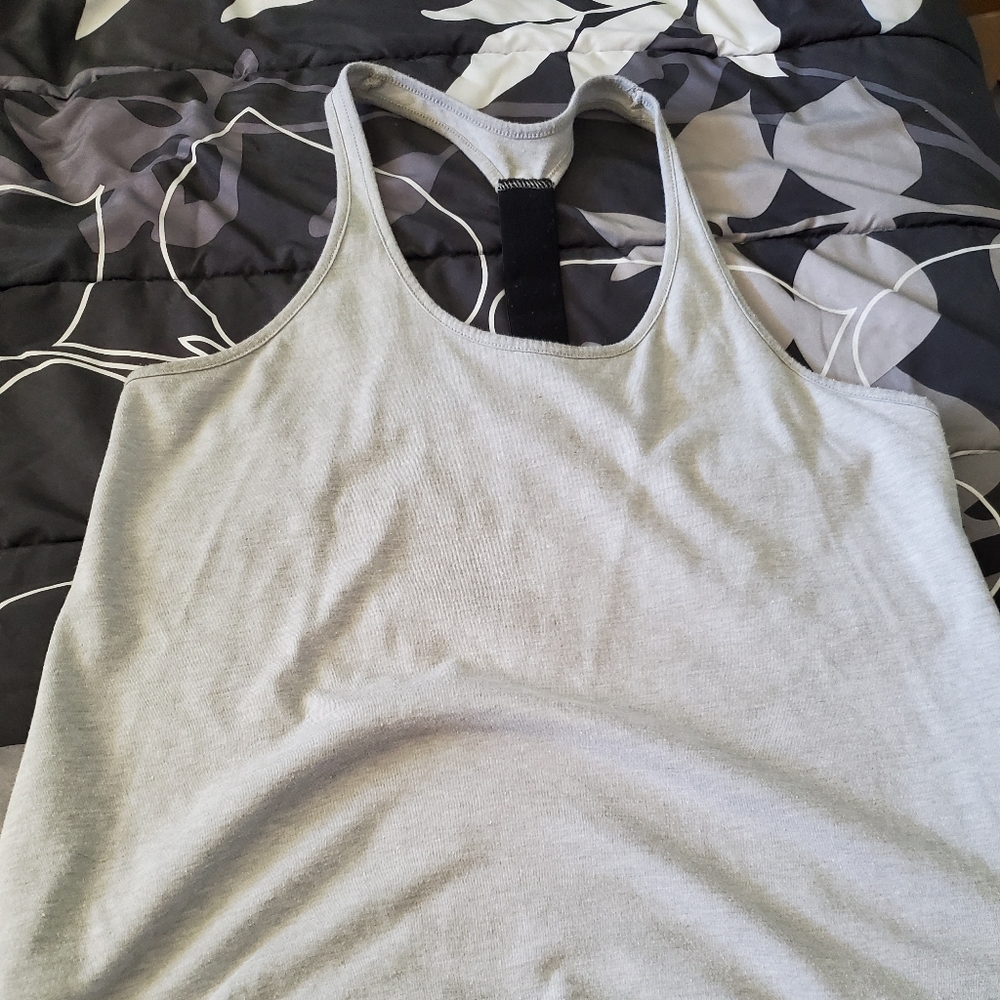 Grey active wear tank top